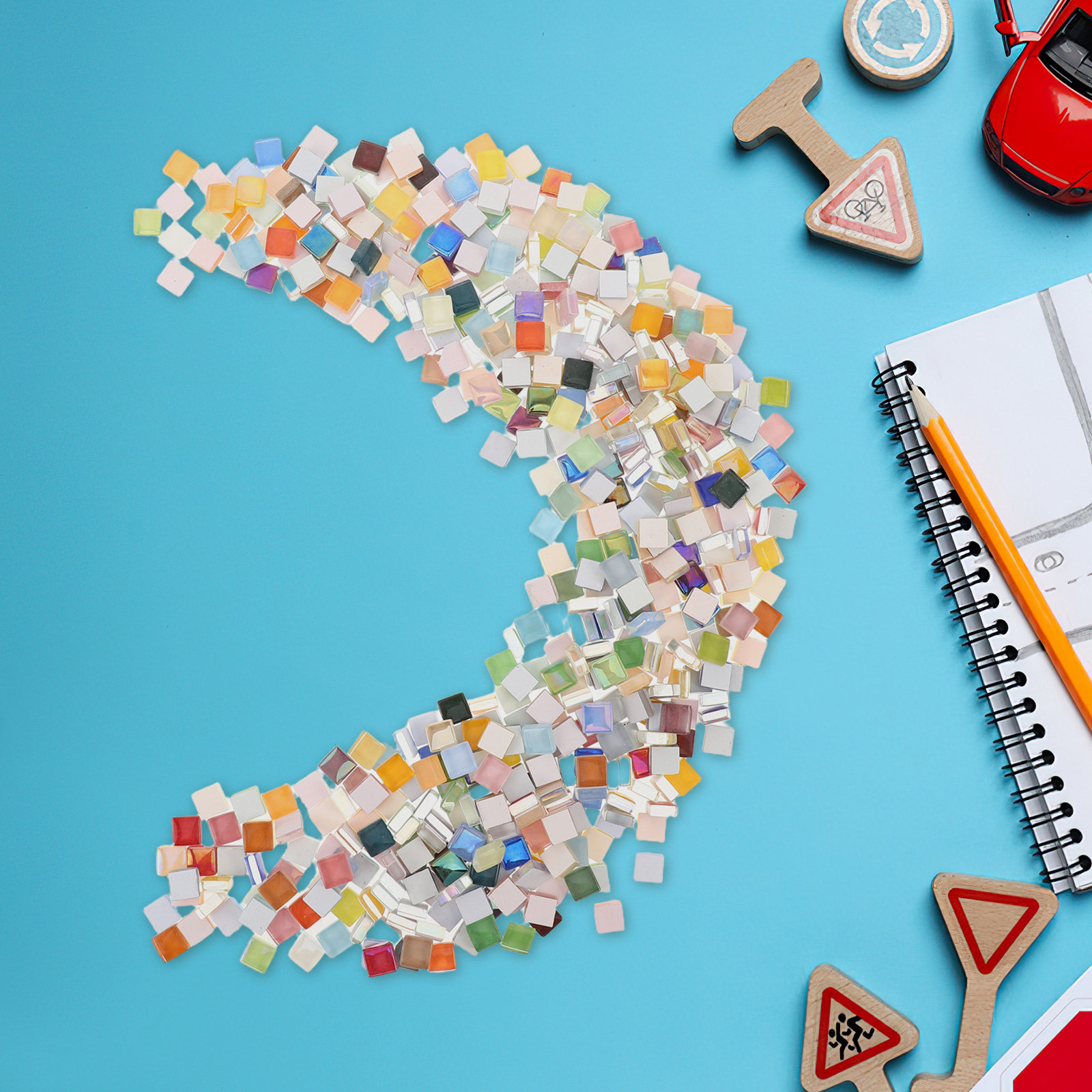Art Craft Project - Kit di Materiali per Mosaico in