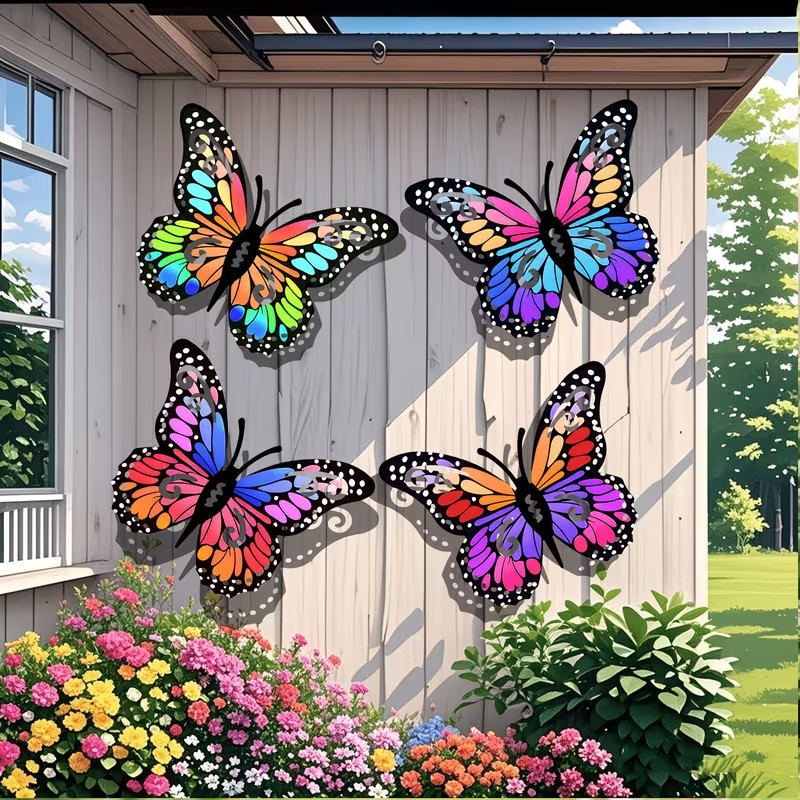 Art Craft Butterfly - Decorazione da parete con statua di