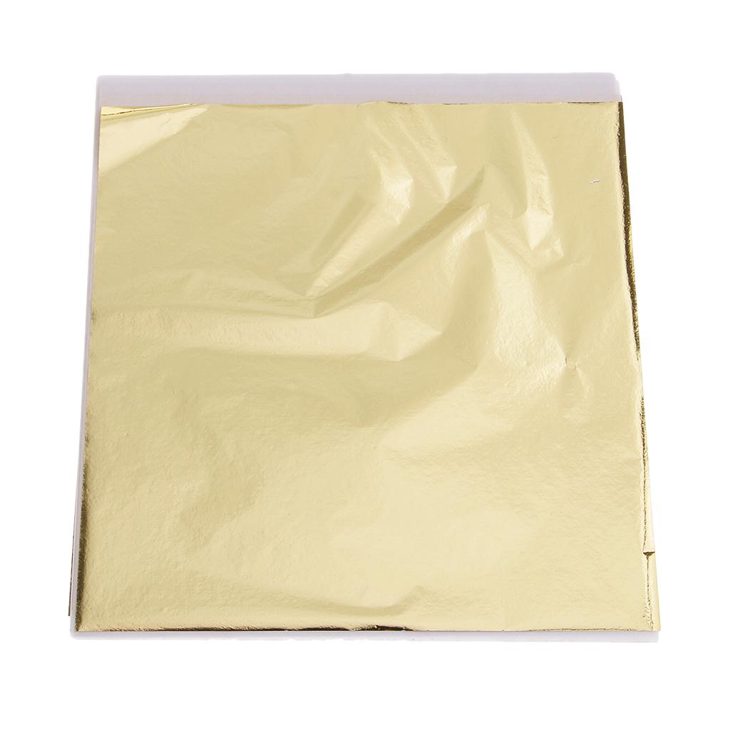 Art Craft Leaves - 100 fogli di foglie d'oro da