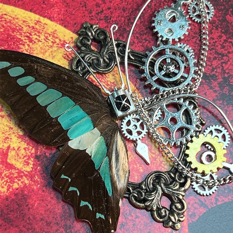 Art Craft Kit - Kit Fai-da-Te Cornice Steampunk con Farfalla,