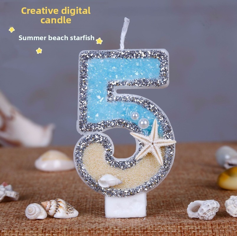 Art Craft Party - Candeline a Forma di Stella Marina