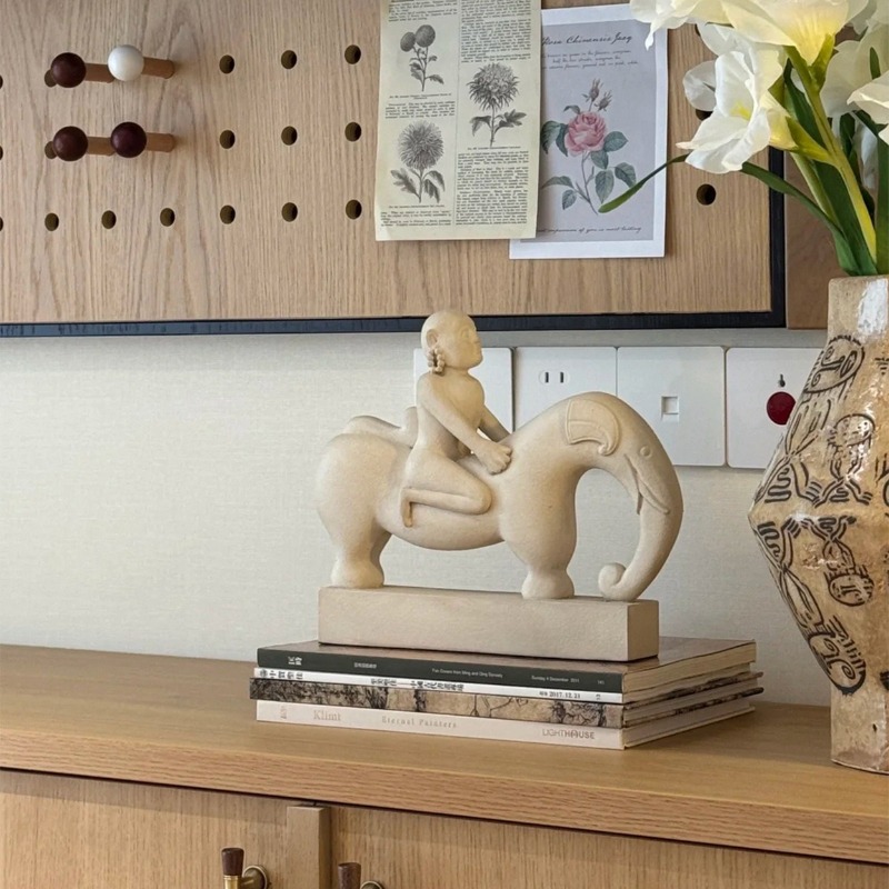 Art Craft Elephant - Scultura Artistica Astratta Creativa di Personaggio