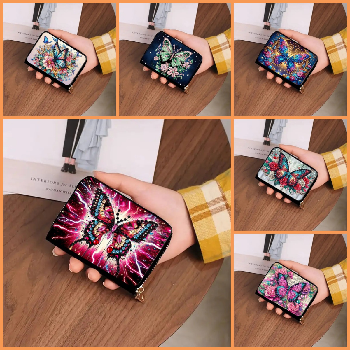 Art Craft Butterfly - Set per Pittura Diamante Fai-da-Te con