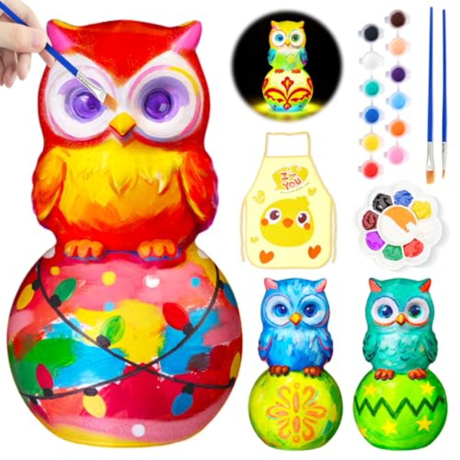 Art Craft Kit - Kit per Dipingere la Propria Lampada,