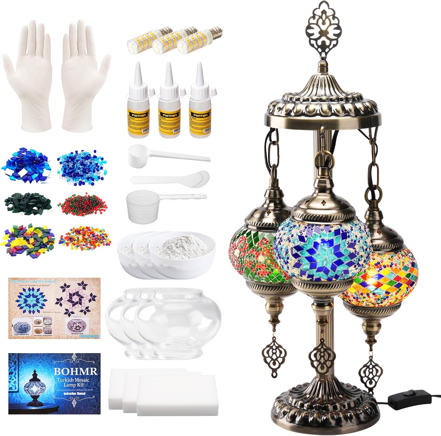Art Craft Kit - Kit Fai-da-Te per Lampada Turca a
