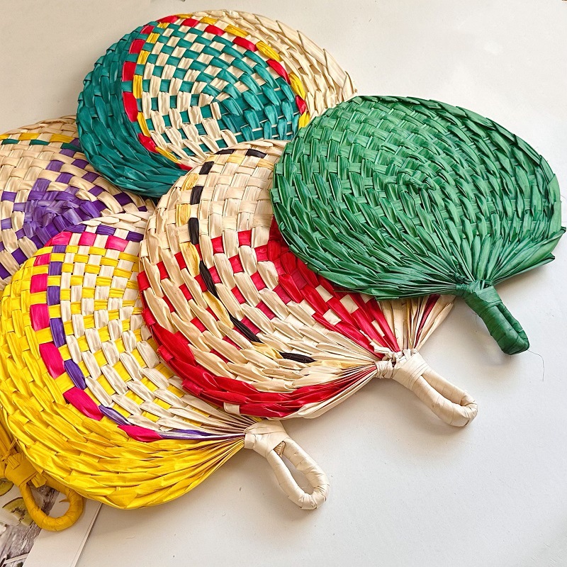 Art Craft Leaves - Ventaglio Artigianale in Stile Cinese, Ventaglio