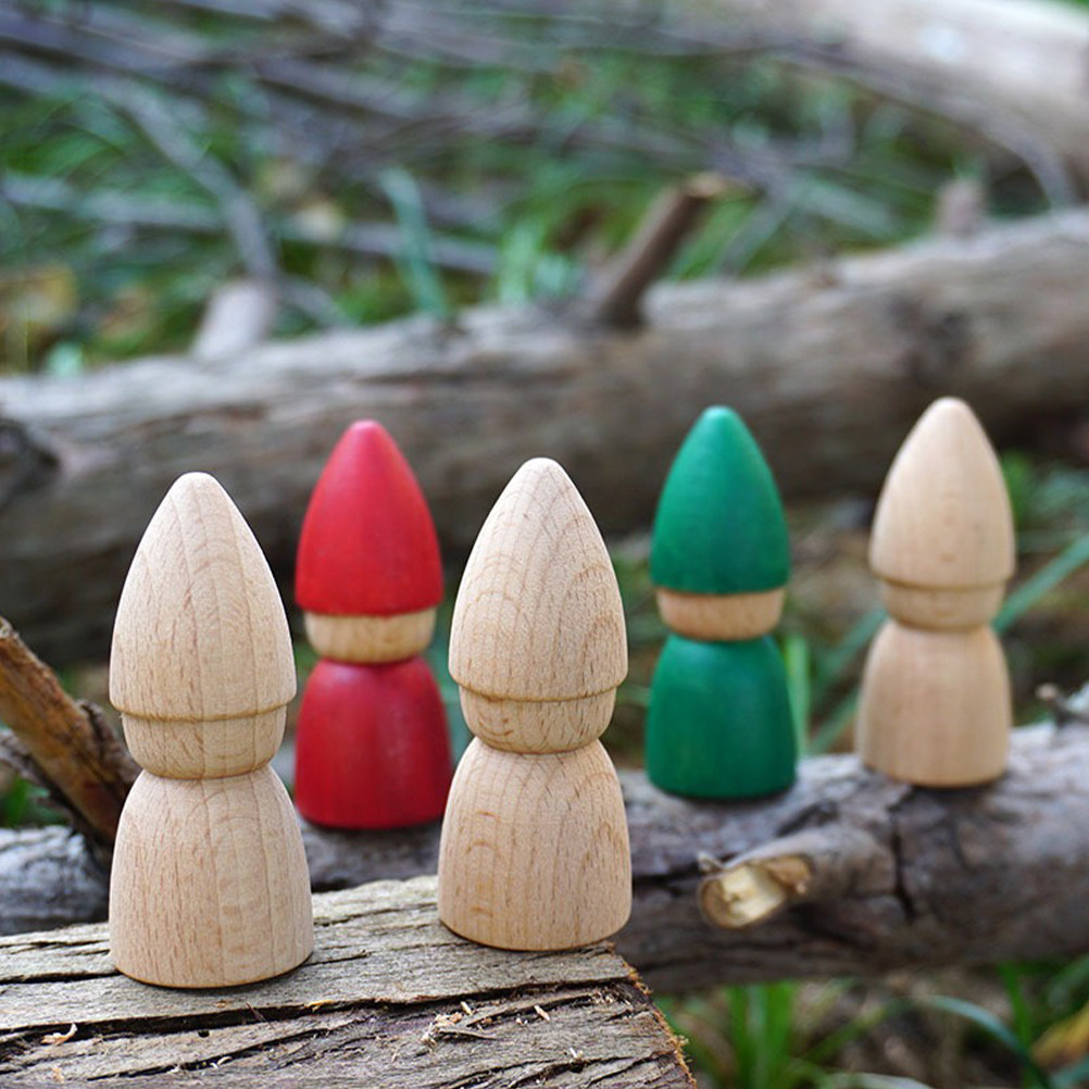 Art Craft Kit - 6 Pezzi di Figurine in Legno