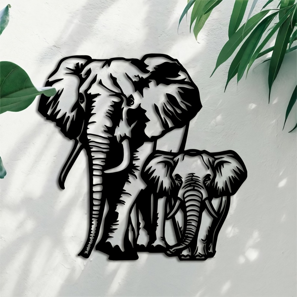 Art Craft Elephant - CIFBUY Scultura da parete in metallo