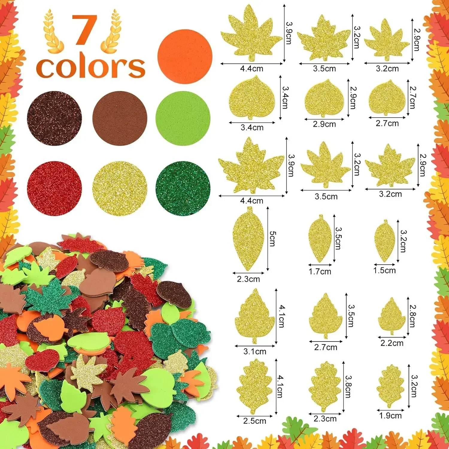 Ringraziamento, autunno Craft  - Art Craft Leaves recensione e prezzo