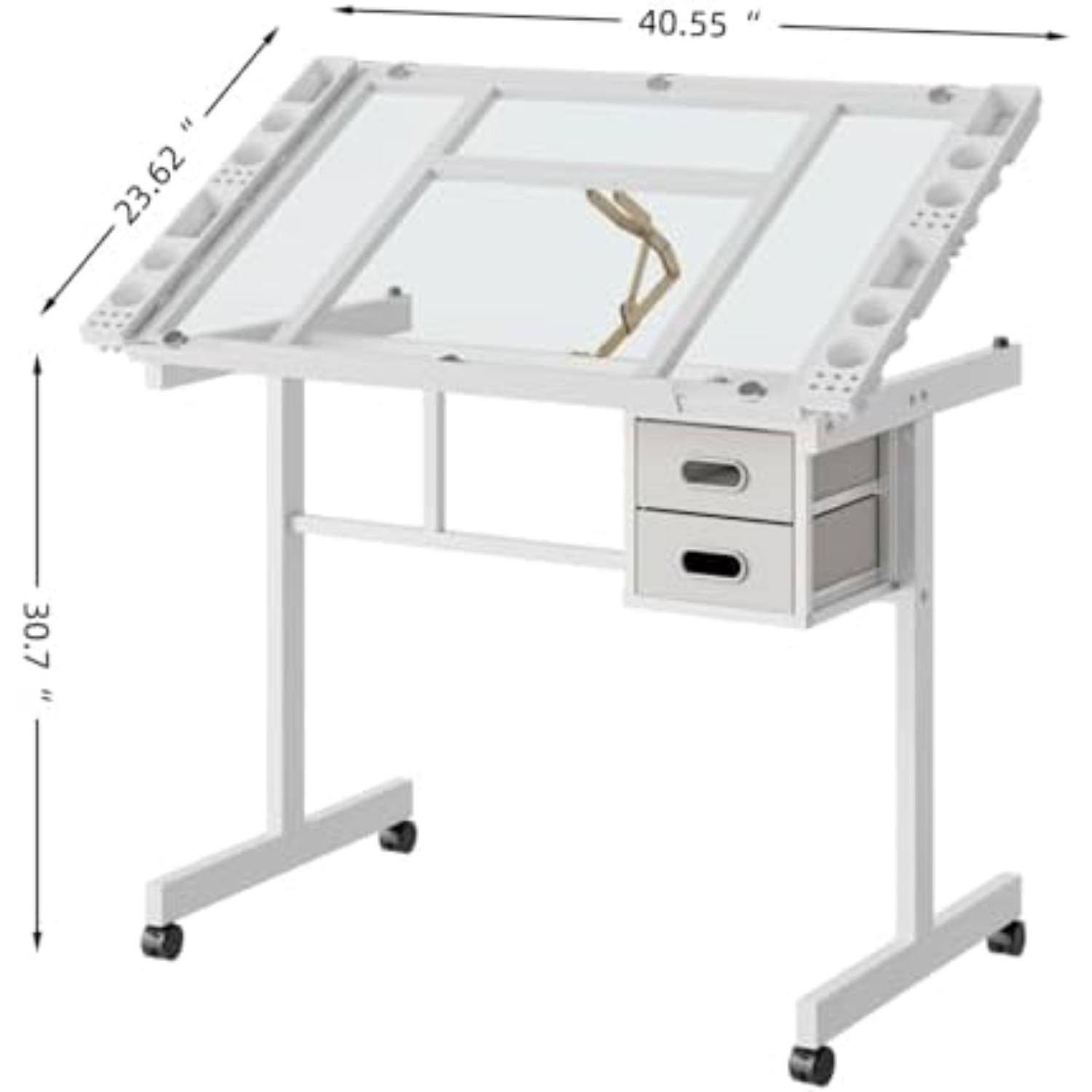 Tavolo da Disegno con Rotelle, - Art Craft And recensione e prezzo