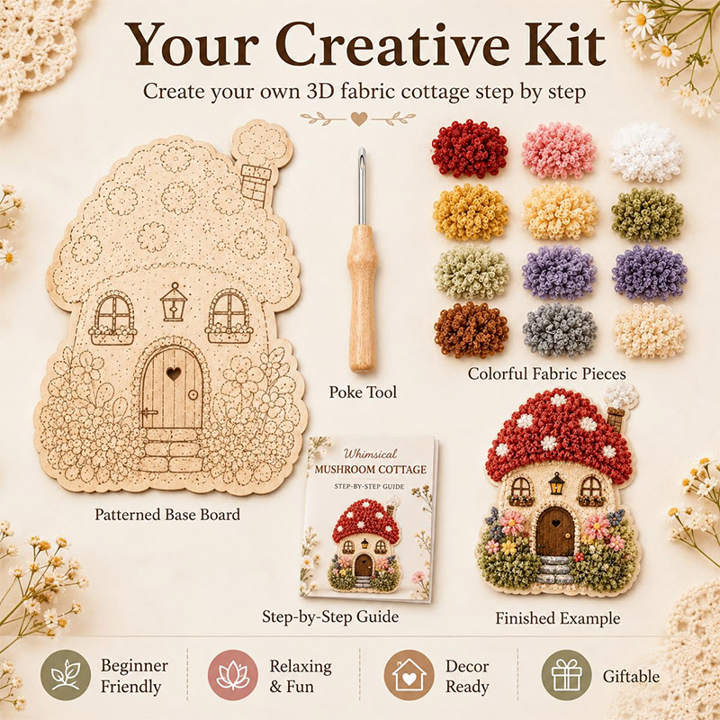 Kit Fai-da-Te Casa dei Funghi  - Art Craft And recensione e prezzo