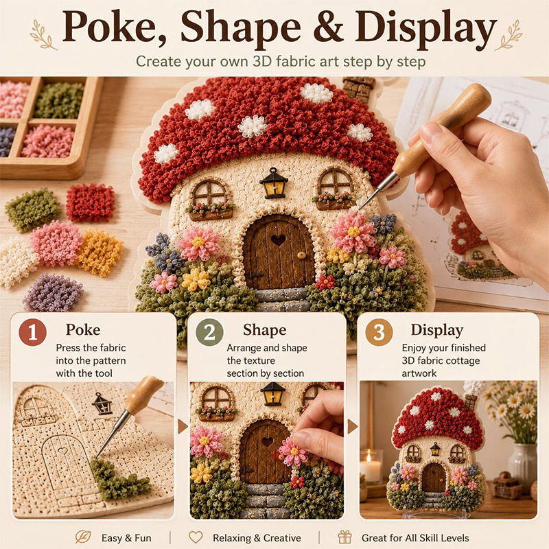 Kit Fai-da-Te Casa dei Funghi  - Art Craft And recensione e prezzo