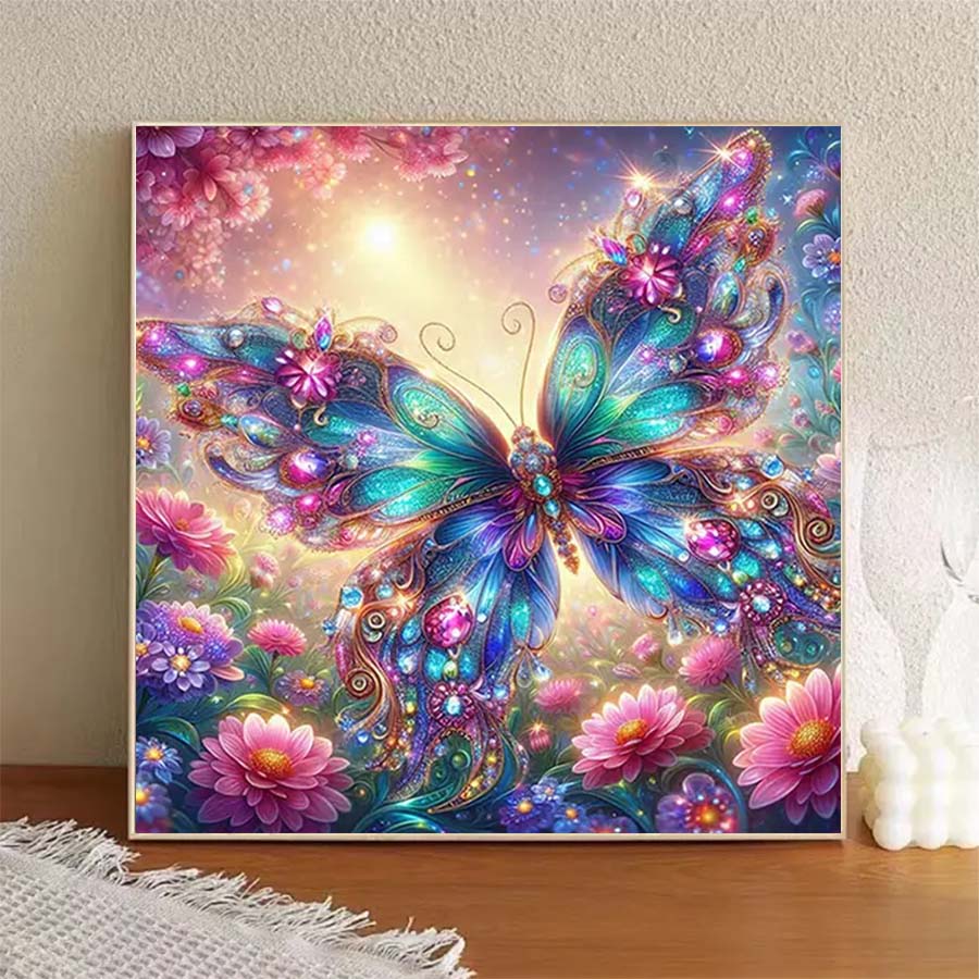 1 pezzo di tessuto floccato 5D - Art Craft Butterfly recensione e prezzo