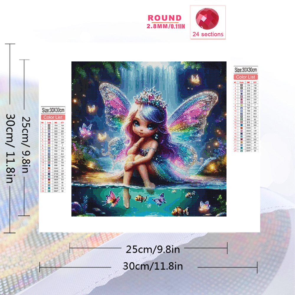 Momoart Girl Diamond Mosaic Po - Art Craft Butterfly recensione e prezzo