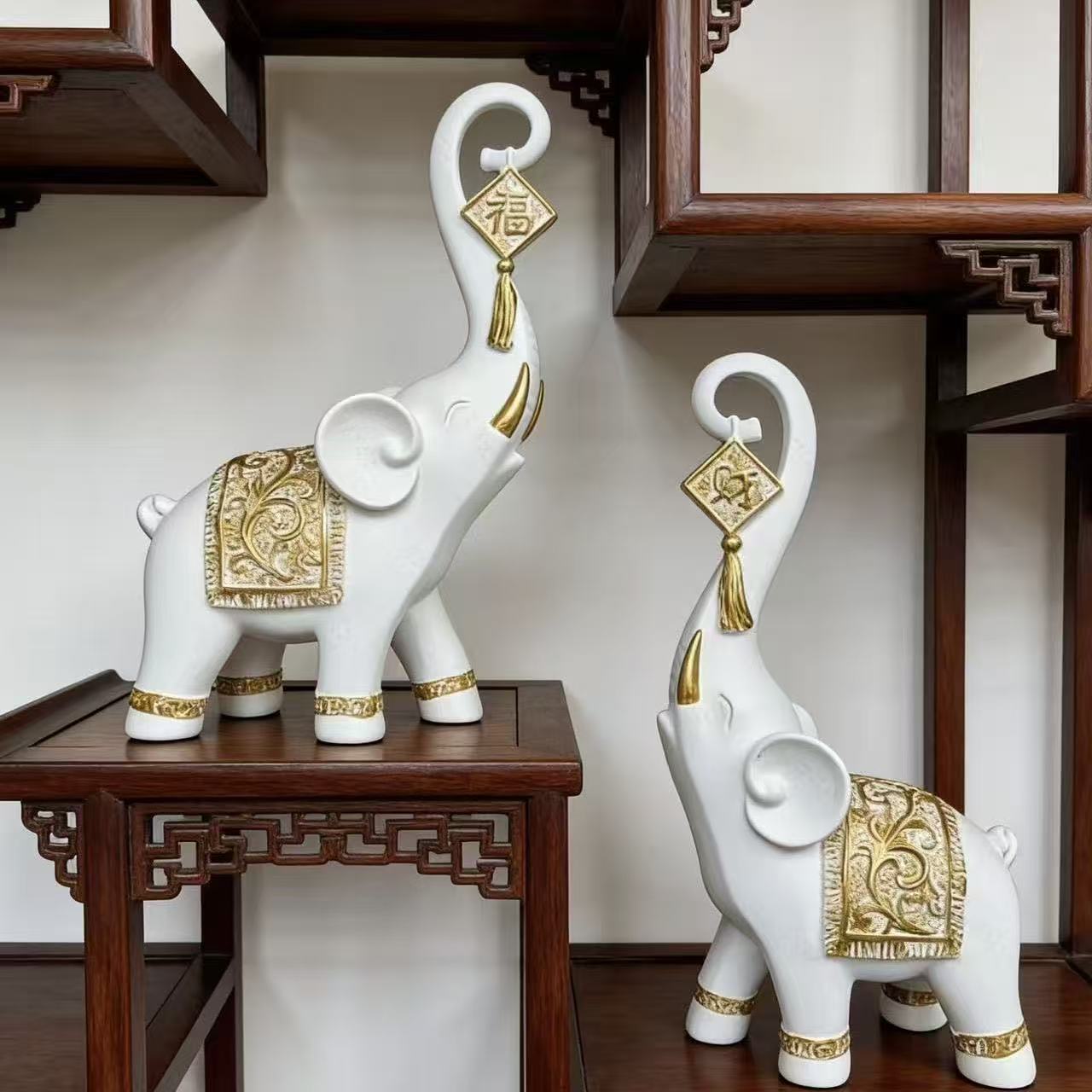 Coppia di Statuette Portafortu - Art Craft Elephant recensione e prezzo