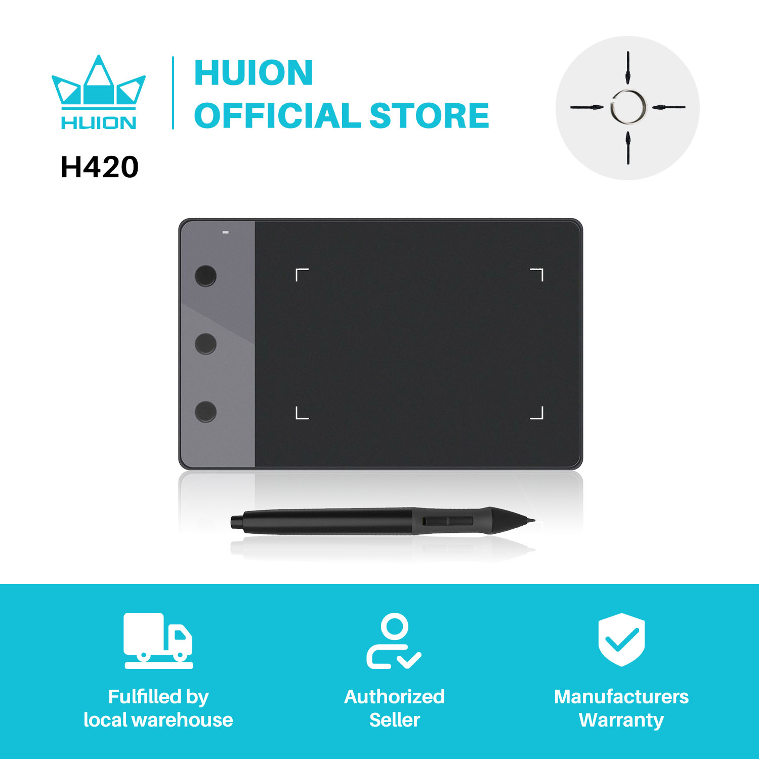 Nuove tavolette grafiche HUION - Art Craft Online recensione e prezzo