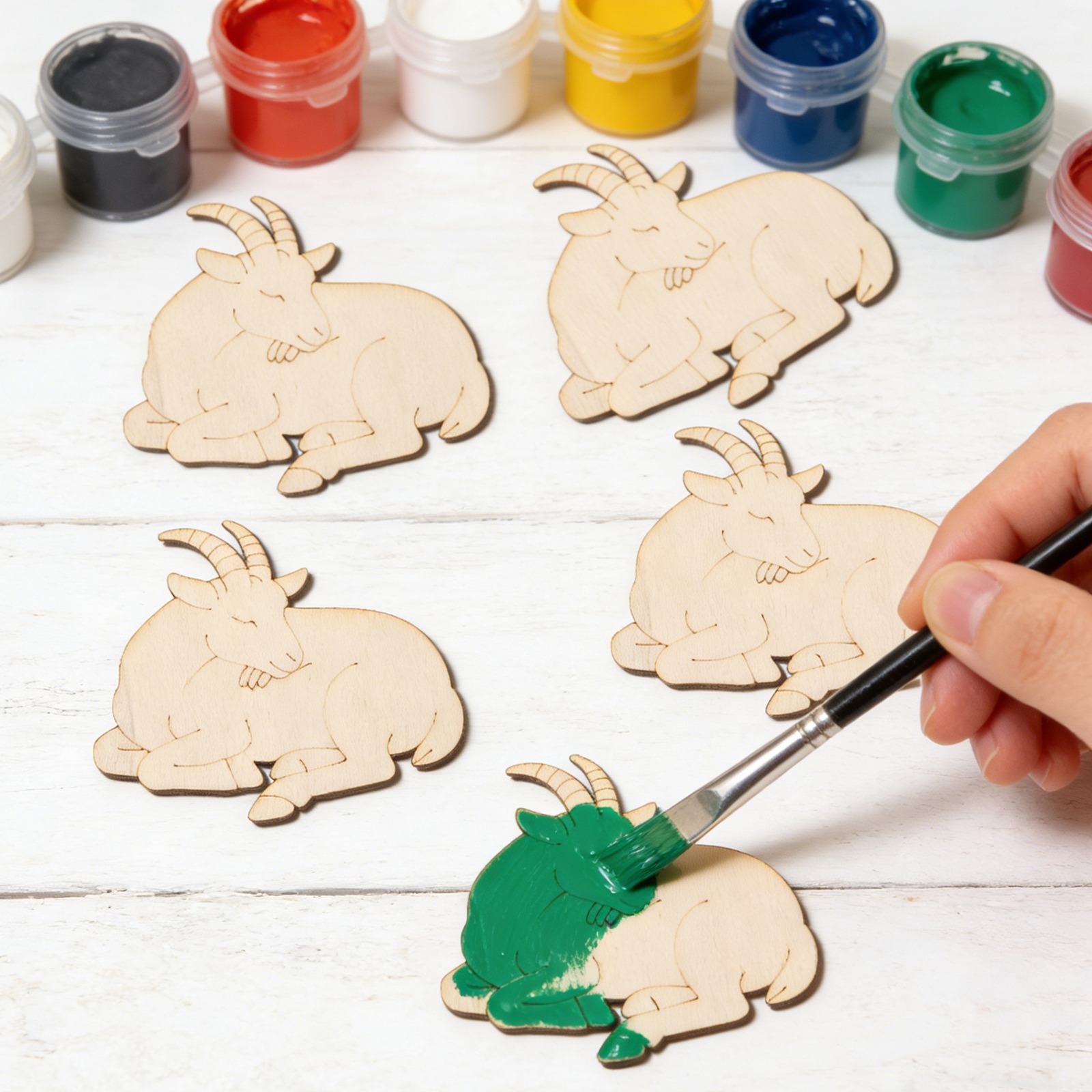Set di 10 Ornamenti in Legno a - Art Craft And recensione e prezzo